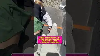 Feierabend ist Feierabend. Auch wenn  jemand st&uuml;rzt.#shorts #humortok