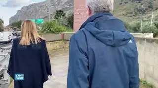 Meloni a Palermo, l'omaggio alla stele di Capaci