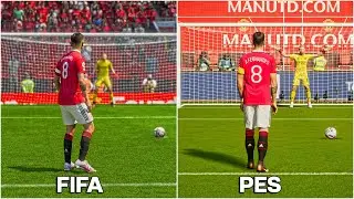 БРУНО ФЕРНАНДЕС Пенальти | FIFA против PES с 2014 по 2023 год