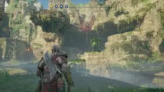 God of War Ragnarok Vanaheim Cliffside Ruins How to Destroy the Vines Covering the Chains