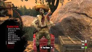 Red Dead Redemption multiplayer zombie characters