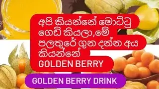 how to make golden berry cool drink        homemade430