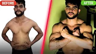 90 Days Transformation Journey || Muscle Hustle