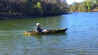 Free Wheeling Hand Operated Outboard.