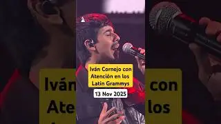 Iv&aacute;n Cornejo interpreta Atenci&oacute;n en los #LatinGRAMMY #ivancornejo #regionalmexicano