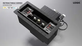 Logic Manual Retractable Cable Manager LG-805RC2P4M