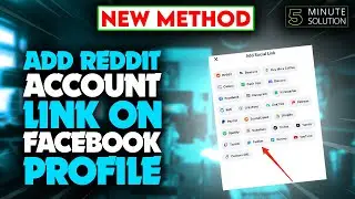How to add Reddit account link on Facebook Profile 2024