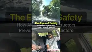 The Eyes of Safety: How Alert Driving Instructors Prevent Potential Disasters! #drivingtest #driving