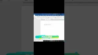Ms Word table Short tips & trick #youtubeshorts #ms_word_table #ms_shorts #viralvideos