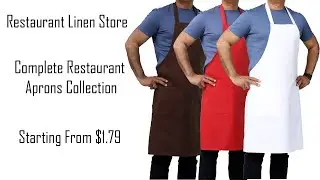 Complete Aprons Collection on Special Discount - Restaurant Linen Store