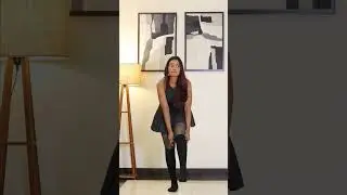 How to Wear Short Dress In Winter | fleece Leggings | #fleeceleggings