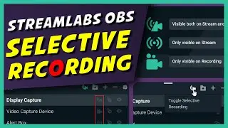 Streamlabs OBS Selective Recording Tutorial