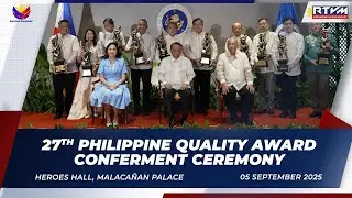27th Philippine Quality Award Conferment Ceremony 9/5/2025