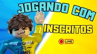 🔴JOGANDO COM INSCRITOS LIVE ROBLOX E MUITA DIVERS&Atilde;O🔴RUMO 300k Inscritos💫