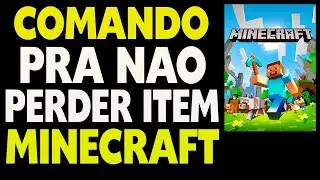 Minecraft Comando Para N&atilde;o Perder os Itens Java