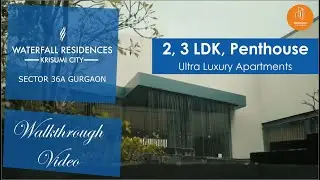 Krisumi Waterfall Residences Sector 36a Gurgaon - India's 1st Japanese Experience -Walkthrough Video
