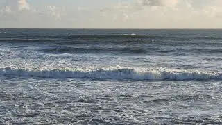 New low pressure system! Heavy rain and nice waves! 