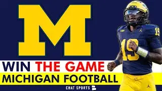 Michigan Football WILL Use A Proven Formula To Beat Ohio State Again