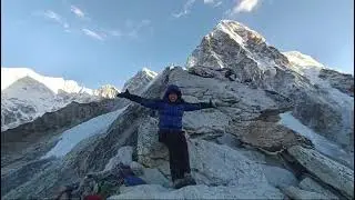 View from kalapather Everest region Nepal