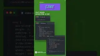 Text Hover Effect - Using HTML & CSS.