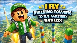 I fly / Building towers to fly farther Roblox