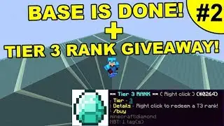 RANK GIVEAWAY + BASE IS DONE! ~ CROWNME OP FACTIONS EP #2 (Minecraft Factions)