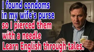 I pierced the condom in my wife's wallet. The truth was worse than I imagined.#englishlearning