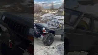 Axial Cherokee Sport no music #automobile #axial #offroad #jeep#crawler