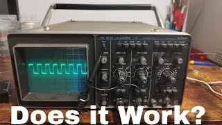 80€ late 70s Philips OSCILLOSCOPE - Does it Work? | Philips PM3212