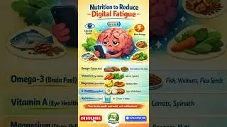 Nutrition to Reduce Digital Fatigue #nutritiontips #healthyfood #wellness #nutriscroll