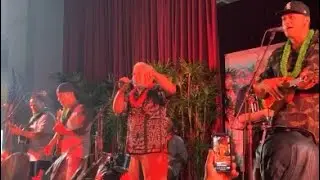 ALL HO’AIKANE MEMBERS UNITE ON STAGE AT UNCLE WALTAH AIPOLANI’S CELEBRATION OF LIFE