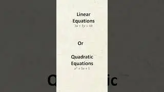 How to identify Word Problem | Linear or Quadratic Equation | #quadraticequations #class10maths