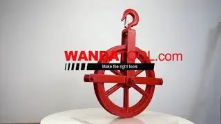SCAFFOLDING GIN WHEEL (WELL WHEEL) GIN BLOCK