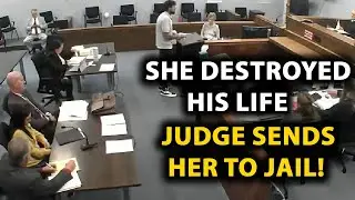 Judge DESTROYS Woman Who Ruined Her Ex&rsquo;s Life &mdash; Sends Her to Jail Immediately!