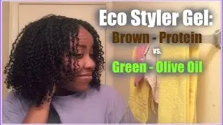 Eco Styler Gel Wash and Go on Natural Hair: Protein vs. Olive Oil
