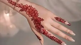 New mahndi winding design 2025#newmahendi #hennadesign 