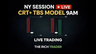 The Rich Trader  Live Stream - NEWYORK SESSION  SL hitted ❌ in XAUUSD live //CRT + TBS