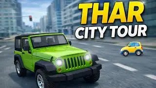 Mahindra THAR Se City Tour 🚙 Full Map Explore | Extreme Car Driving Simulator
