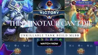 INSANE Mobility Minotaur 😱 | Unkillable Tank Build MLBB | MVP🔥