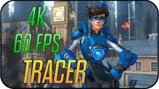 🎮 Overwatch - Tracer Cadet Oxton - Animated Desktop Wallpaper 4K 60fps