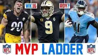 NFL MVP Rankings & Players of The Week (Offensive MVP, Defensive MVP, Rookie of The Year) Week 16