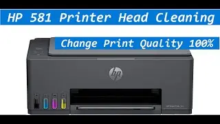 HP smart tank  581 printer head cleaning