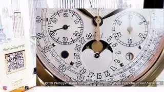 Patek Philippe Grand Complications Chronograph Perpetual Calendar Yellow Gold Silver Dial 5270J