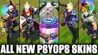 New PsyOps Skins Spotlight Sona, Master Yi, Ezreal, Shen, Vi (League of Legends)