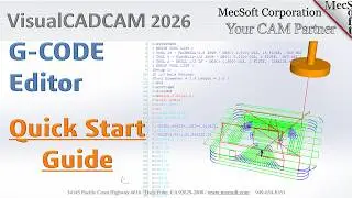 VisualCAD/CAM 2026: G-CODE Editor Quick Start