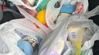 Michael&rsquo;s, Hobby Lobby, Dollar Tree | Shopping Sales | Yarn & Accessories Haul