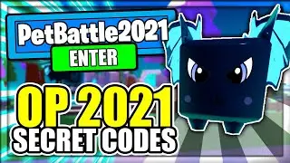 (2021) ALL *NEW* SECRET OP CODES! Pet Battle Simulator Roblox