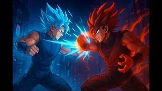 Goku vs Vegeta: The Final Epic War | Ultra Instinct vs Ultra Ego #anime #shorts 