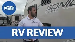 Sonic Lite 169VBH 2017 года | Спальные места | Туристический прицеп | Обзор Summit — RV
