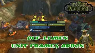 WoW Addon - oUF Lumen (мини юнит фреймы / minimalistic unit frames)